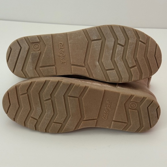 Cat & Jack Girls Shearling Style Boots Faux Fur Round Toe Size 5 - Picture 10 of 10